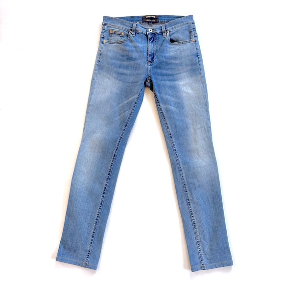 ROBERTO CAVALLI FADED MID-RISE BOTTOM SHAPING SKINNY ANKLE JEANS Sz US6/EU42 - Picture 2 of 14